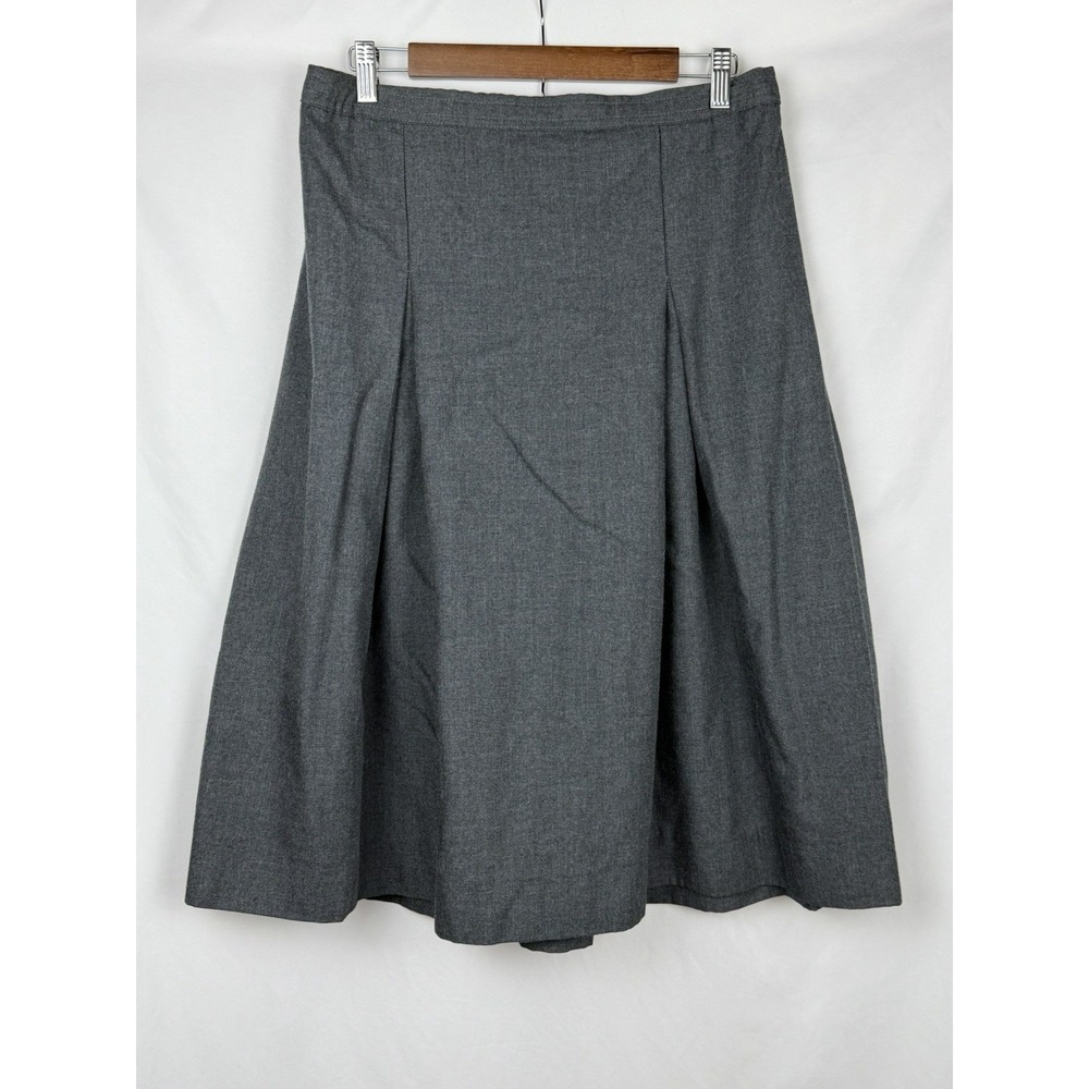 Vintage Rifle Schoolwear Grey Pleated Uniform Skirt Midi Dark Academia Goth M/L‎